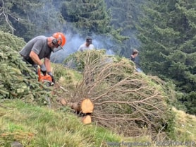 Alpräumung Ischlawiz 04.10.2025